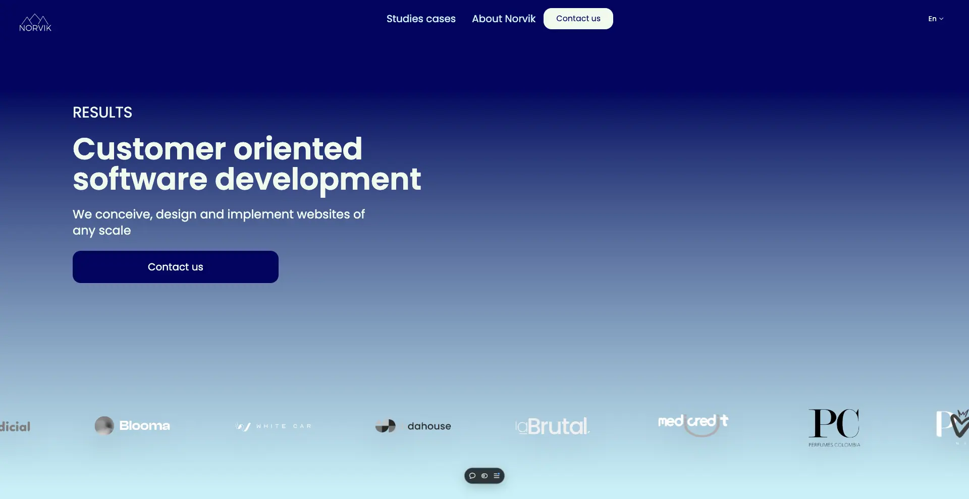 Norvik Tech project by Andrés Vélez - Software development company specialized in enterprise digital transformation. We lead global teams building high-impact technological solutions with cutting-edge technologies.